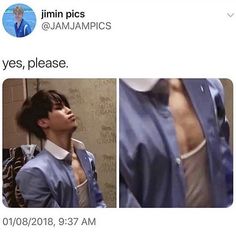 an image of a man with his shirt pulled back and the caption that says, when you're not going to see him