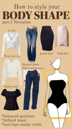 ✨ How to Style an Hourglass Body Shape | Flatter Your Curves with Confidence! ✨ Discover the best fashion tips for enhancing your natural hourglass figure. From flattering tops and high-waisted bottoms to the perfect dresses that hug your waist in all the right places — this guide helps you dress with confidence and elegance. Learn how to balance proportions, highlight your waist, and avoid common styling mistakes. Whether you’re going casual or dressing up, these tips will help you look effortlessly chic! 💃👗  #HourglassBody #StyleTips #BodyShapeFashion #WardrobeTips #CurvyStyle #FashionForAll Hourglass Body Shape Fashion, Body Type Clothes, Hourglass Body Shape Outfits, Hourglass Figure Outfits, Hourglass Outfits, Hourglass Fashion, Body Positive Fashion, Flattering Outfits, Easy Trendy Outfits