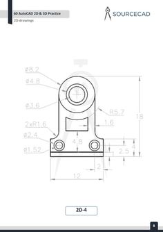 an image of a drawing of the front end of a camera, with measurements and instructions