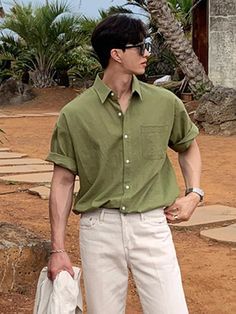 Green Brown Outfit Men, Casual Garden Party Outfit Men, Garden Party Guys Outfit, Whimsical Outfits Men, Men Garden Party Outfit, Tea Party Outfit Men, Tea Party Mens Outfit, Earth Tone Wedding Guest Men, Garden Party Men’s Outfit