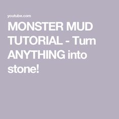 the text monster mud is in white on a gray background