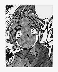 an anime character with long hair and big eyes looking at the camera, in black and white