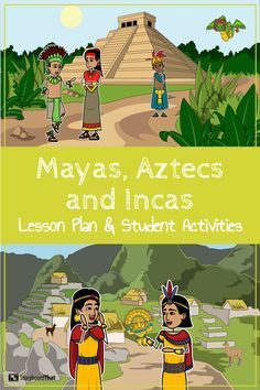 Aztec And Inca Differences, Aztec Maya Inca Worksheets, Learn About Aztec Civilization, How To Teach Ancient Maya, Maya Aztec Inca Geography Activity, Maya Inca Aztec Projects, Aztec Maya Inca Lesson Plans, Educational Resources On Aztec Civilization, Maya Inca Aztec Map Activity