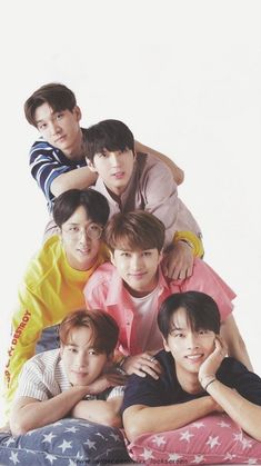 the boys are posing for a photo together