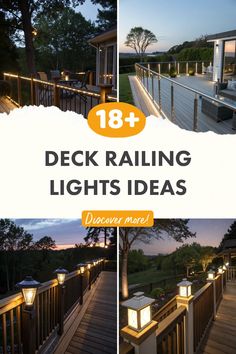deck lighting ideas that are easy to use and great for any outdoor space in the house