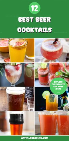 the 12 best beer cocktails to try for your next party, including watermelon and limeade