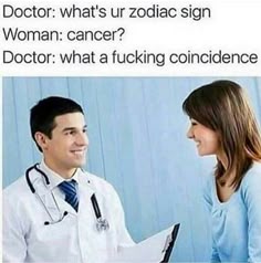 a doctor talking to a woman in front of her with the caption's