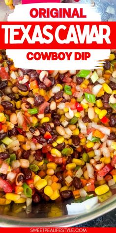 Try the original Texas caviar that started it all! This fresh and zesty blend of beans, veggies, and tangy dressing is perfect as a dip, side dish, or topping. Ideal for BBQs, picnics, or taco night!
