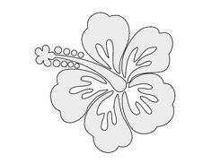 a flower that is drawn in the shape of a flower