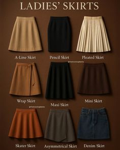 Designer Skirts Images, Fitted Wrap Skirt, Mini Skirt Types, Pencil Short Skirt, Formal Short Skirt, Skirts Office Outfits, Short And Long Skirt, A Line Skirts For Women, Skirt High Waist