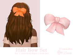 The Sims Resource | Hair Bow Set Sims 4 Cc Hair Bows, Sims 4 Cc Maxis Match Hair Claw Clip, Sims 4 Hair Bow Cc, Sims 4 Bow Hair Cc, Sims 4 Cc Ribbon Hair, Sims 4 Bow Cc, Sims 4 Hair Accessories Cc, Sims 4 Hair Bow, Sims 4 Cc Hair With Bow
