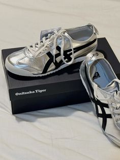 Onitsuka Tiger Mexico 66 Shoe Pure Silver/Black Silver Onitsuka Tiger Shoes, Onitsuka Tiger Mexico 66 Sd Silver, Onitsuka Tiger Tokyo, Onitsuka Tiger Mexico 66 Sd, Onitsuka Tiger Mexico 66 Vintage, Onitsuka Tiger Mexico 66 Silver Outfit, Onitsuka Tiger Mexico 66 Chrome, Onitsuka Tiger Tokuten Silver Ribbon, Onitsuka Tiger Metallic