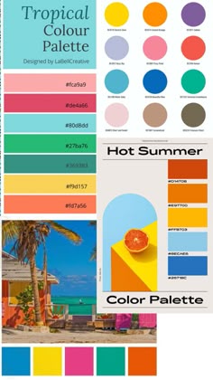 Bright, light and fun Color palette
