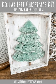Dollar Tree Christmas DIY using paper doilies Craft With Doilies, Decorative Doilies For Christmas, Farmhouse Christmas Crafts, Doily Projects, Dollar Tree Coasters Diy, Dollar Tree Ornaments Diy, Diy Christmas Doily Crafts, Dollies Crafts, Christmas Decorations With Doilies