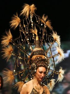 Fantasy hair Lion Headpiece, Lion Headdress, Lion Head Headdress, Lion Mane Headpiece, Lion King Headdress, Lioness Headdress, Mohawk Headpiece, Leopard Headdress, Long Feather Headdress