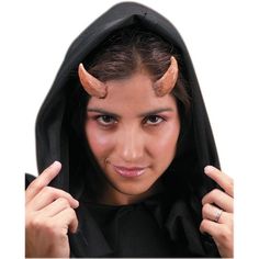 Rubie's Reel F/X Horned Forehead Horn Kit, Red, One Size ... https://www.amazon.com/dp/B004V0R1H0/ref=cm_sw_r_pi_awdb_t1_x_IahBDbETT7XA6 Diy Nun Headpiece, Nun Headpiece, Diy Devil Horns, Nun Headdress, Easy Devil Horns, Small Devil Horns, Devil Horn Costume, Curved Devil Horns, Horn Prosthetic