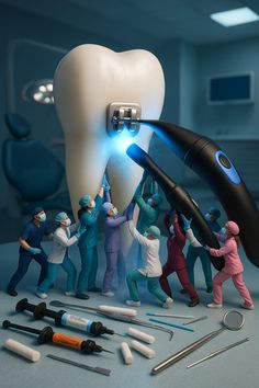 Every smile begins with precision.  This creative concept showcases the detailed teamwork and advanced tools behind orthodontic treatments at Dr. Jaydev Dental Clinic in Hyderabad. From bonding brackets to light-curing perfection, it's more than dentistry—it’s smile craftsmanship.  Explore the science and artistry of modern braces, where every detail matters.  📍 Based in Hyderabad | Specialists in Braces & Smile Design Dental Pictures, Dental Assistant Study, Dental Wallpaper, Dental Advertising, Dental Images, Affordable Dental Implants, Dental Posters, Dental Posts, Dental Photography