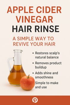 Revitalize Your Hair with Apple Cider Vinegar Rinse