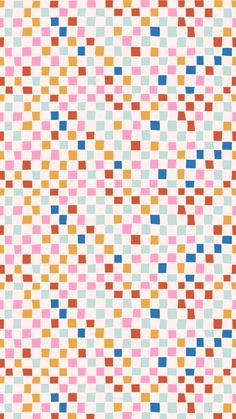 an abstract pattern with squares and dots in pastel colors on a white background illustration