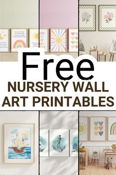 Unlock free nursery wall art printables Brighten up your baby's nursery with our list of free downloadable wall art printables! This collection includes adorable designs for boys, girls, and gender-neutral rooms, perfect for adding a personal touch to your nursery decor. From playful prints to sweet quotes, these high-quality designs are easy to download and print, making it simple to create a charming and stylish space for your little one—at no cost! Transform your nursery with these beautiful, ready-to-print artworks today! Free Nursery Prints, Wall Decor Ideas For Kids Room, Nursery Printable, Free Printable Playroom Wall Art, Downloadable Quotes, Wall Art Nursery Girl, Nursery Picture Ideas, Nursery Pictures Wall, Simple Nursery Wall Art