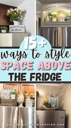 style space above fridge