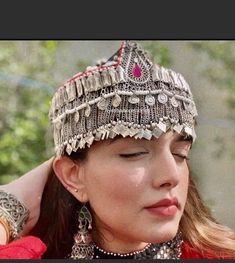 Afghan Tribal Kuchi Hair Headdress Matha Patti Cap Haleem sultan vintage style | eBay Afghan Headdress, Pashtun Headwear, Afghan Headpiece, Traditional Afghan Hat With Coins, Vintage Afghan Headpiece, Afghani Matha Pati, Afghan Headwear, Afghan Head Jewelry, Afghan Headpiece Jewelry