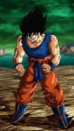 an image of a dragon ball fighter in action