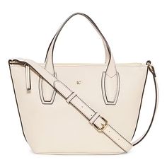Liz Claiborne Marina Mini Tote Crossbody Bag - JCPenney White Tote Shoulder Bag With Cell Phone Pocket, White Bags With Adjustable Handle For Everyday Use, Cream Crossbody Bucket Bag With Handles, White Everyday Bags With Hasp Closure, Affordable White Bags With Adjustable Handle, White Crossbody Satchel With Adjustable Strap, Cream Crossbody Satchel With Handles, White Crossbody Shoulder Bag With Top Carry Handle, White Crossbody Satchel With Removable Pouch