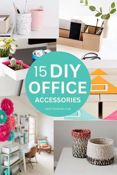 diy office acessories