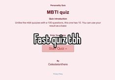 Tired of taking those 10 minute mbti quizzes which mistype you? Well take this 2 minute one which mistypes you Mtbi Types, Estp Mbti Characters, Mbti Introvert, Quick Mbti, Mbti Moral Alignment, How To Know Your Mbti Type, Mbti Short Test, Mbti Cognitive Functions Test, What Is Mbti Mean