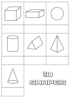 3d Shapes Worksheets Pdf, 3d Objects Printable, Free Printable Geometric Shapes, Printable 3d Shapes, 2d And 3d Shapes Chart Printable, 3d Shape Templates Free Printable, 3dshapes Worksheet, Printable 3d Shapes Templates, Math Worksheet On 3d Shapes