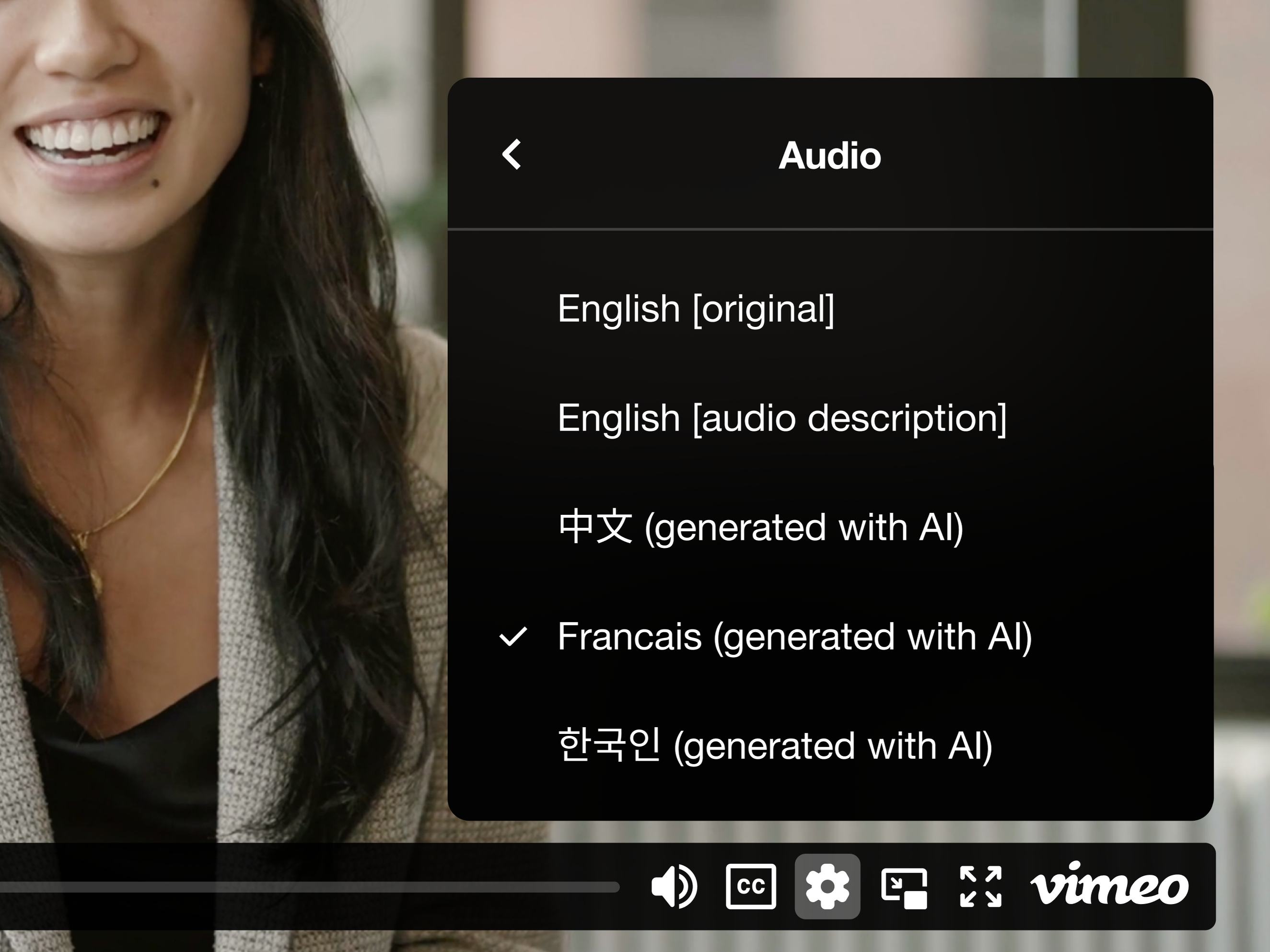 AI translation