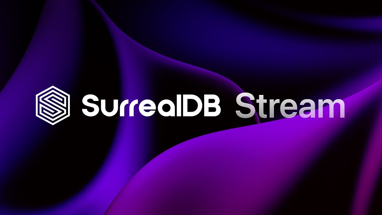 SurrealDB Stream #1 with co-founders Tobie & Jaime Morgan Hitchcock