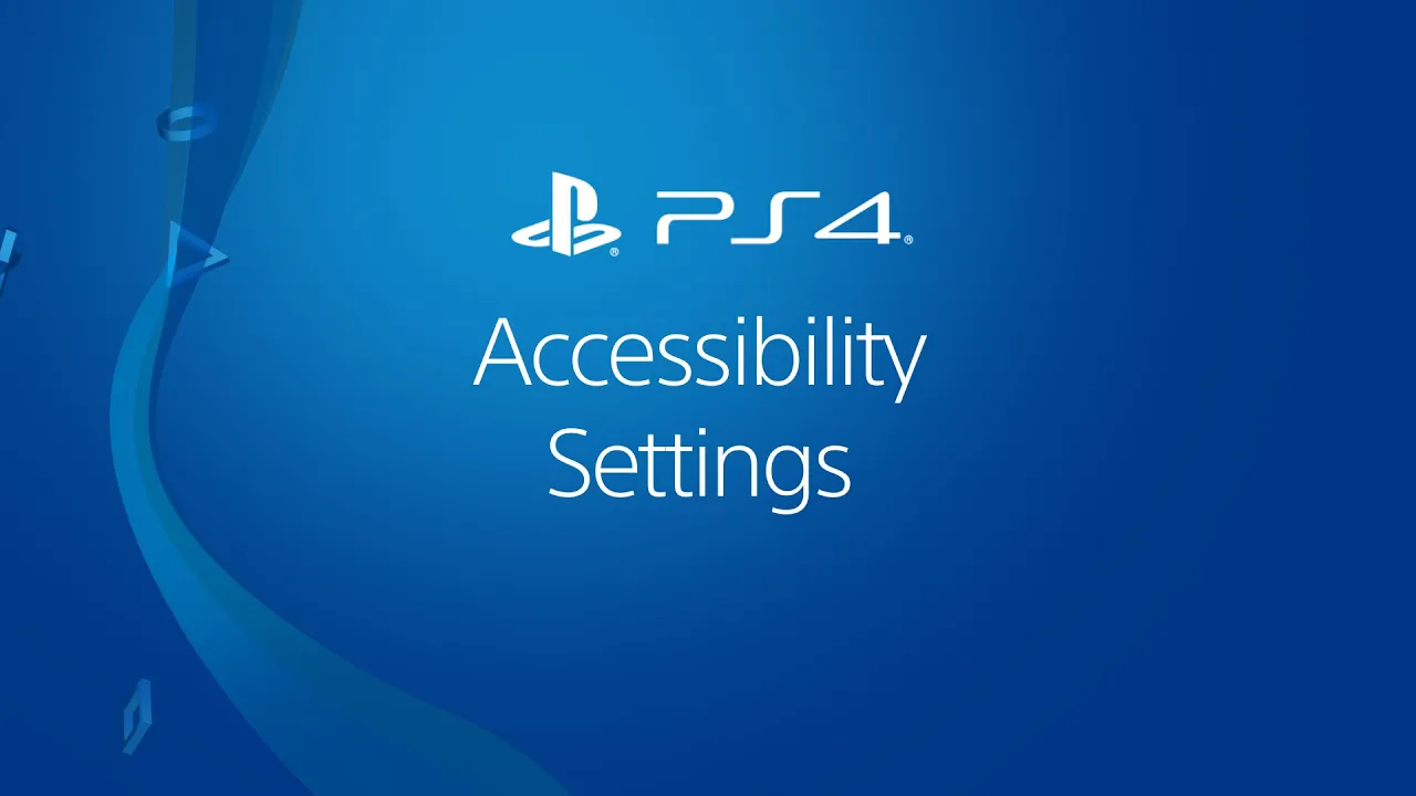 סרטון תמיכה: הגדרות נגישות בקונסולות PS4