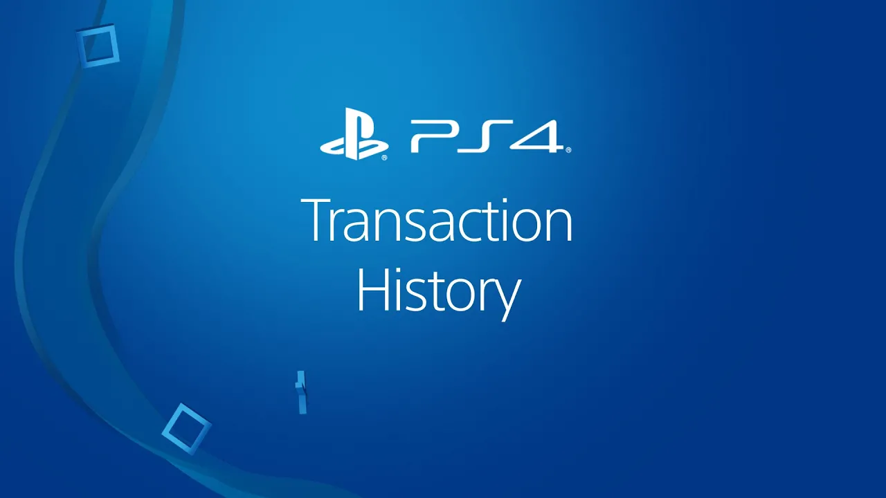帮助视频：查看 PS4 上的交易历史记录