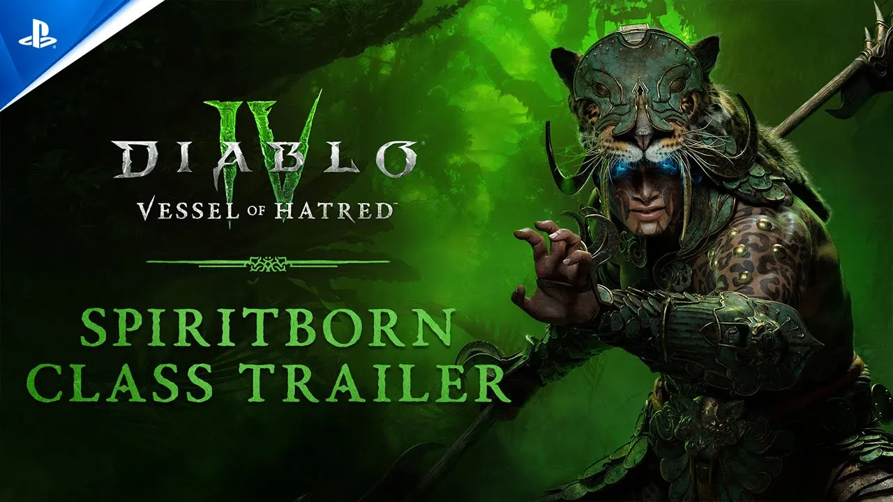 Diablo IV – Vessel of Hatred: Upoutávka na třídu Spiritborn | Hry pro PS5 a PS4