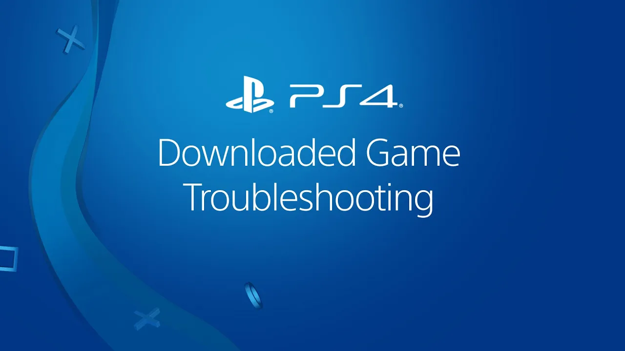 סרטון תמיכה: פתרון תקלות במשחק PS4 שהורדתם 
