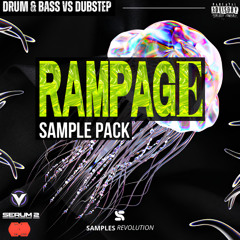 RAMPAGE Sample Pack (DnB VS Dubstep) 1240 Files + SERUM 2 & VITAL PRESETS  (1,77 GB)