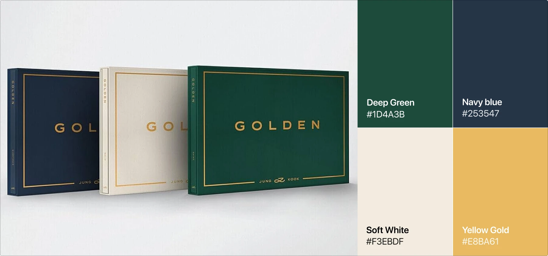 jungkook golden color palette