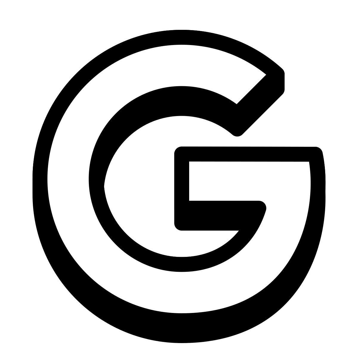 badges style google logo icon