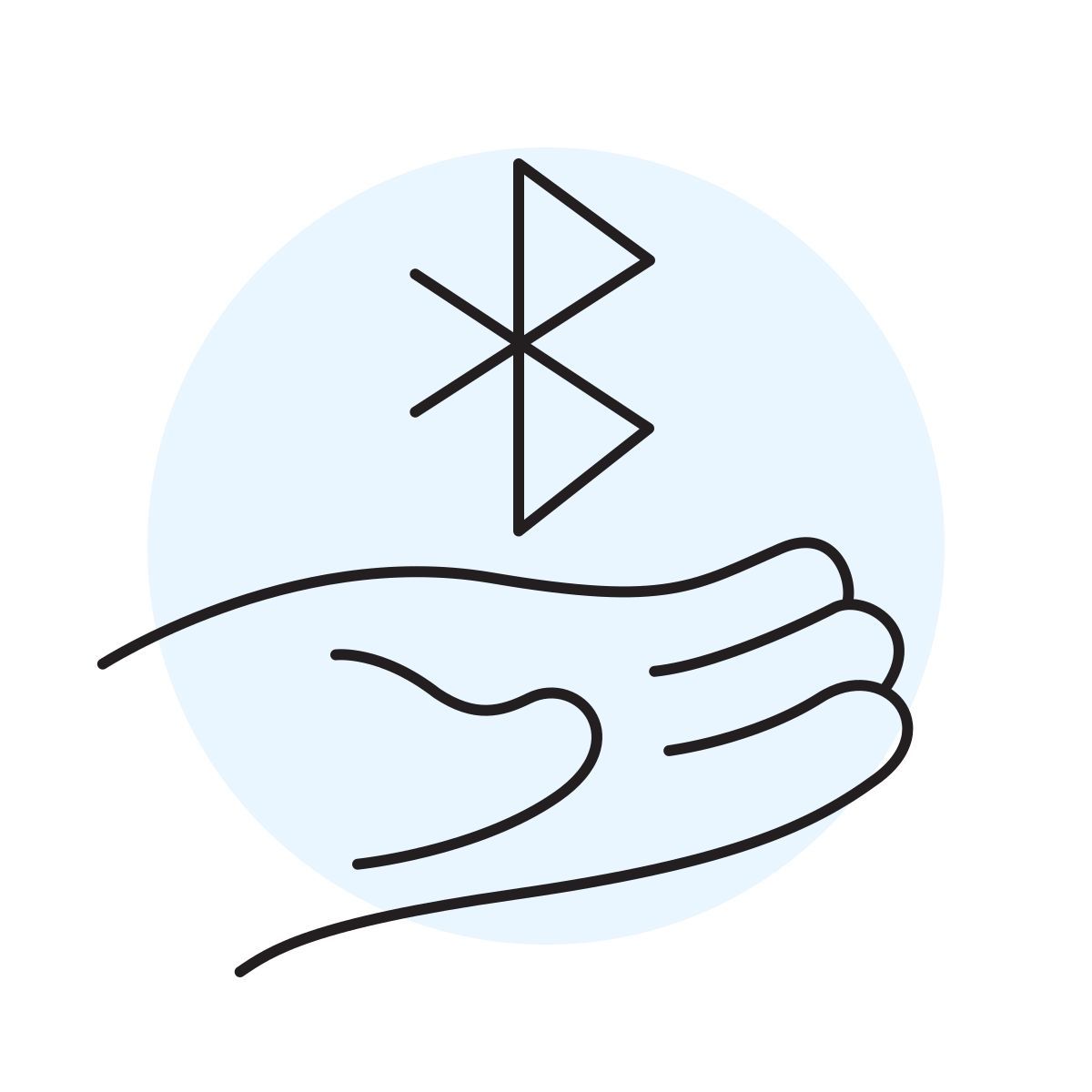 handsy style bluetooth icon