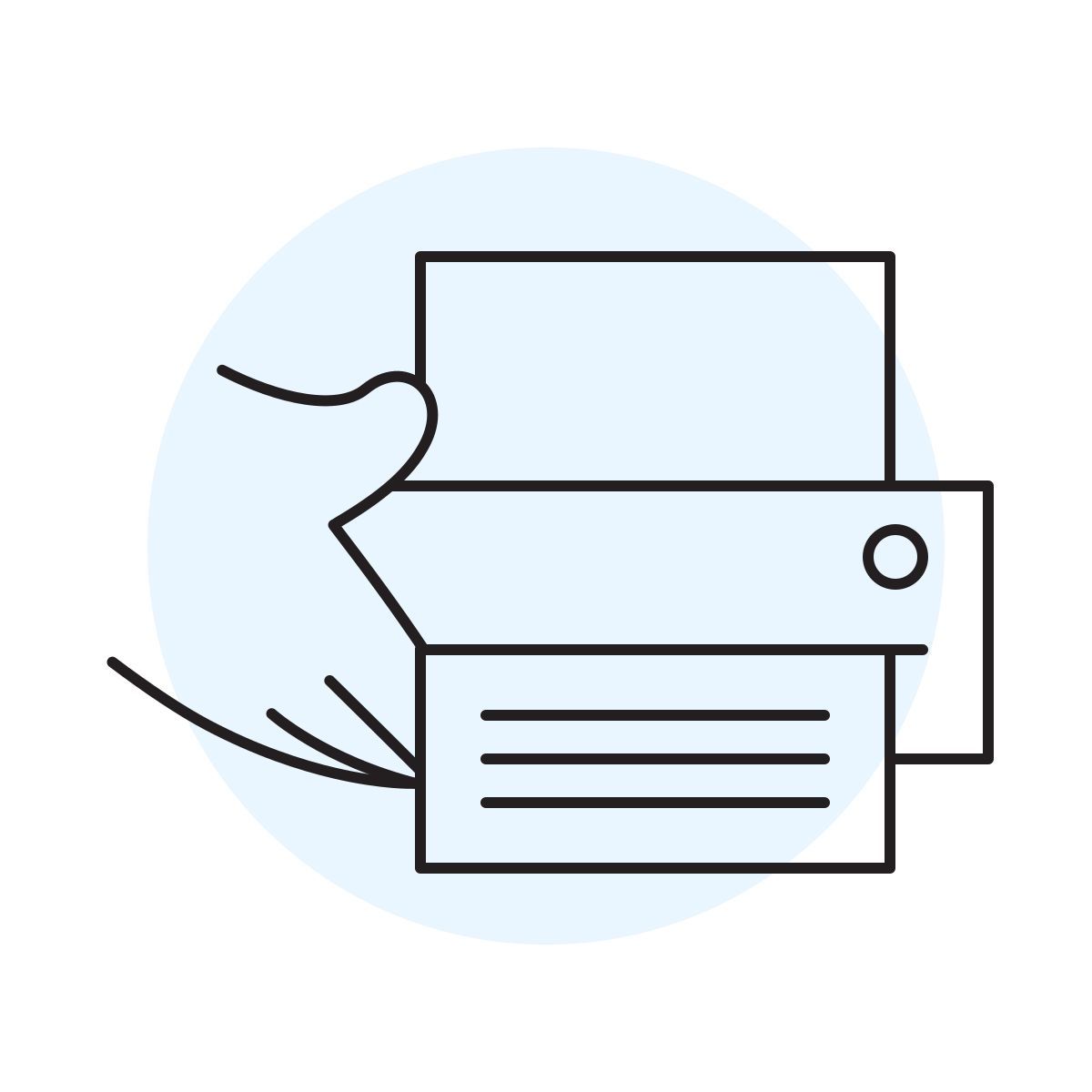 handsy style print icon