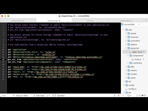 Alpha preview: Converting a import-mapped React app to use esbuild with JSX in Rails 7