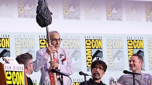 Elijah Wood, Macon Blair, Peter Dinklage, and Lloyd Kaufman at an event for The Toxic Avenger (2023)