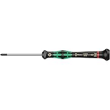 WERA 05118022001 2050 PH Screwdriver for Phillips Screws for Electronic Applications, PH 0 x 60 mm