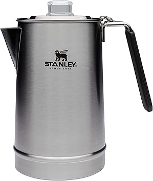 STANLEY Coffee Percolator, Wide Mouth Coffee Press, Large Capacity, Ergonomic Handle, Dishwasher Safe