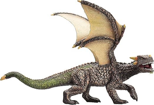 MOJO Earth Dragon with Moving jaw Realistic Fantasy Toy Replica Hand Painted Figurine