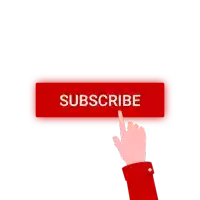 a hand is pressing a red subscribe button