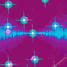 a purple background with a pattern of stars and the word masamona on the bottom