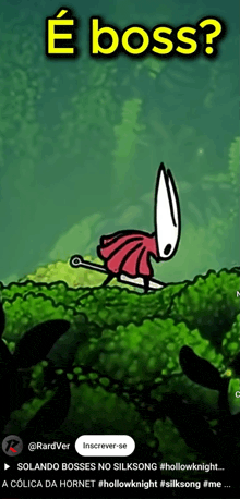 a cartoon drawing of a hornet with the words " é boss " above it